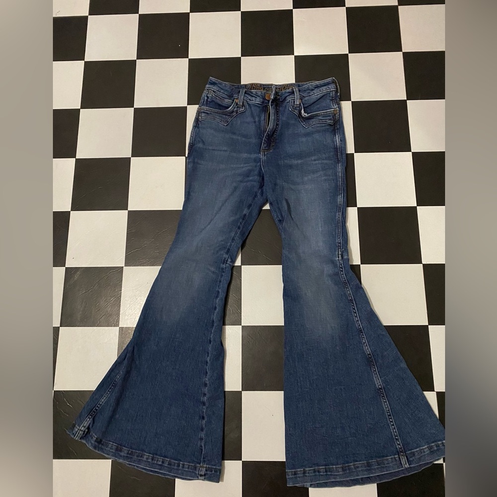 Wrangler high rise flare jeans